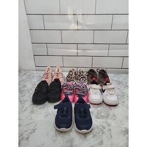 Nike Vans Adidas Sperry Sz 2C-4M (7 Pairs) Unisex Baby Shoes Play All Day *READ